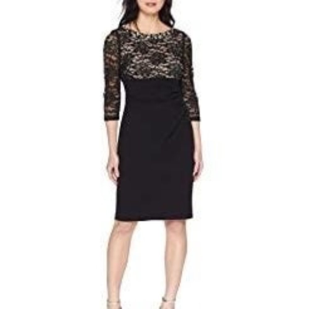 Dress laces top skirt black dress